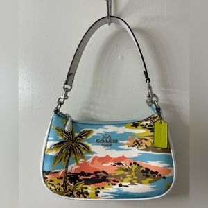 Coach Teri with Hawaiian print LIKE NEW